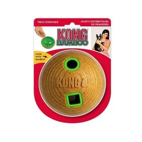 Kong Bamboo Feeder Medium Top Köpekler için Ödül Maması Dağıtma Oyuncağı