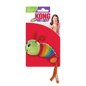 Kong Clackz Catnipli Hareketli Tırtıl 28 cm Kedi Peluş Oyuncağı
