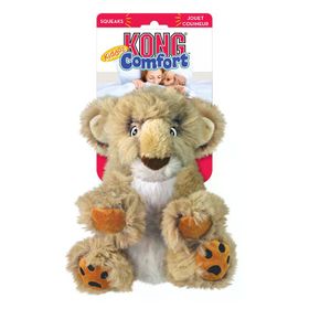 Kong Comfort Kiddos Aslan Şeklinde L Peluş Köpek Oyuncağı
