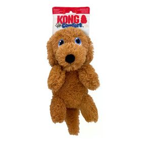Kong Comfort Pups Goldie Köpek Şeklinde M Peluş Köpek Oyuncağı