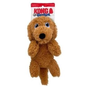 Kong Comfort Pups Goldie Köpek Şeklinde M Peluş Köpek Oyuncağı