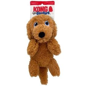 Kong Comfort Pups Goldie Köpek Şeklinde M Peluş Köpek Oyuncağı