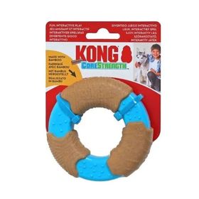 Kong Core Strength 11.5 cm Kahverengi Mavi Small Halka Şeklinde Köpek Oyuncağı