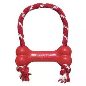 Kong Goodie Bone Medium Kemik Şeklinde İpli Köpek Oyuncağı
