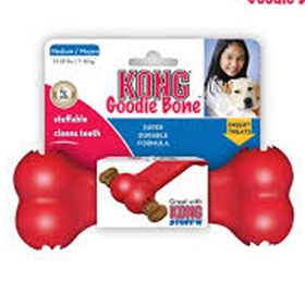 Kong Kırmızı 18 cm Medium Kemik Şeklinde Kauçuk Köpek Oyuncağı