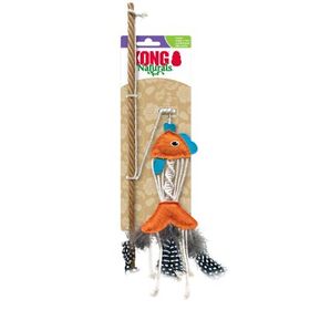 Kong Naturals Balık Catnipli 35.6 cm Peluş Kedi Oltası