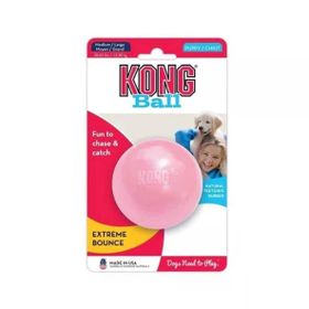 Kong Puppy Ball Delikli Top M-L Yavru Köpek Oyuncağı