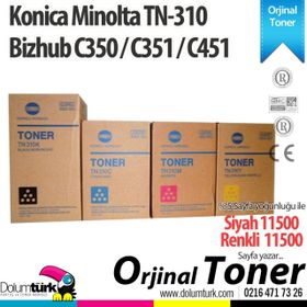Konica Minolta TN-310 Kırmızı Fotokopi Toner