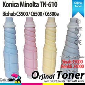 Konica Minolta TN-610 Sarı Fotokopi Toner