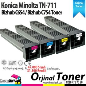 Konica Minolta TN-711 Siyah Fotokopi Toner