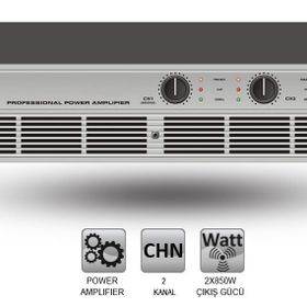 Konig A-2000 2x750 Watt Power Amfi