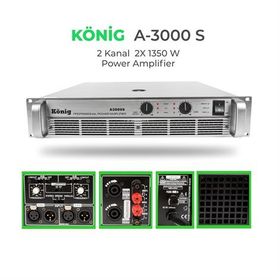 Konig A3000 2400 W Power Amplifier