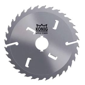 Konig Elmas Uçlu ve Soğutma Boşluklu Çoklu Dilme 350x3,8x75x28z Daire Testere