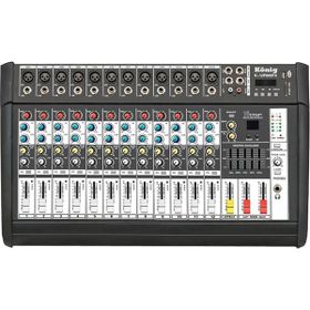 König K-12 P600 FX 2x300 Watt 12 Kanal Power Mikser