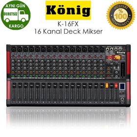 Konig K-16FX 16 Kanal Ses Mikseri