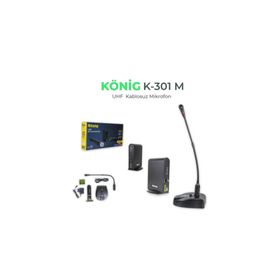 Konig K-301 Kablosuz Tekli Yaka Mikrofonu
