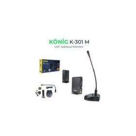 Konig K-301 Kablosuz Tekli Yaka Mikrofonu
