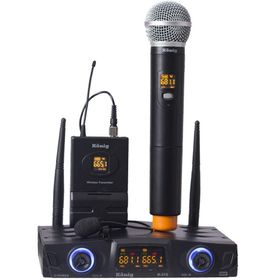 Konig K-312 Çift Yaka 16 Kanal Uhf Telsiz Mikrofon