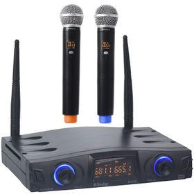 Konig K-312EE Çift El İki Kanal Uhf Telsiz Mikrofon