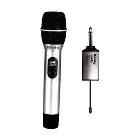 Konig K-400E Şarjlı Uhf Telsiz Kablosuz El Mikrofonu