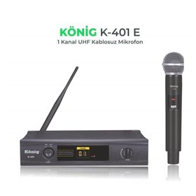 Konig K-401E Telsiz Kablosuz EL Mikrofon