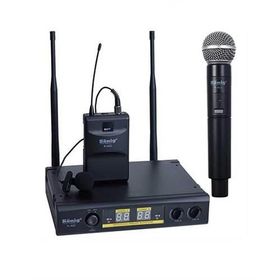 Konig K-402 El Yaka İki Kanal Uhf Telsiz Mikrofon