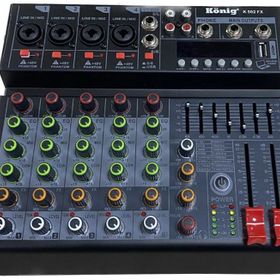 Konig K-502FX 5 Kanal Ultra Slim Mikser
