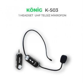 Konig K-503 Telsiz Headset Mikrofon