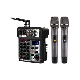 Konig K-6000 6 Kanal Dec Mikser ve 2 El Mikrofon