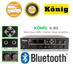 Konig K-80 - 2 Bölgeli Hat Trafolu Stereo Anfi
