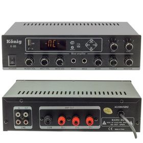 Konig K-80 - 2 Bölgeli Hat Trafolu Stereo Anfi