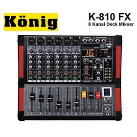 Konig K-810FX 8 Kanal Ses Mikseri