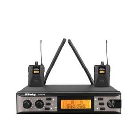 Konig K-990 Yaka Yaka Çift Kanal UHF Telsiz Mikrofon