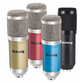 Konig K-CM 800 Siyah Condanser Stüdyo Kayıt Mikrofonu