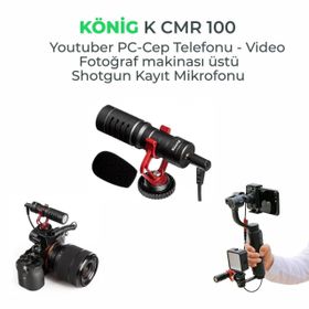 Konig K-cmr100 Shotgun Kamera Kayıt Mikrofonu