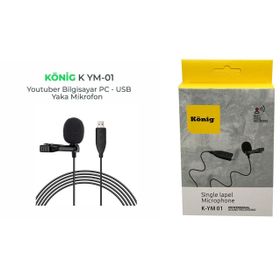 Konig K-YM 01 USB Yaka Mikrofonu