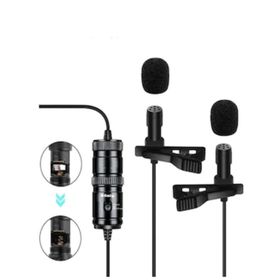 Konig K-YM04D Youtuber Telefon Çift Yaka Mikrofonu
