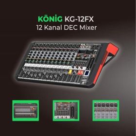 Konig KG-12FX 12 Kanal Ses Mikseri