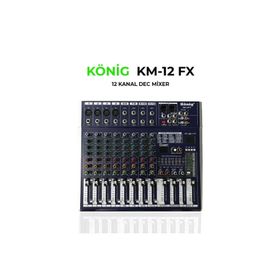 Konig KM-12FX 12 Kanal Dec Mikser