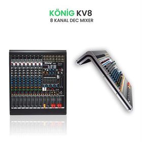 König KV-8 8 Kanal Ses Mikseri