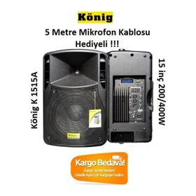 König Meyer K-1515A Aktif Kabin Hoparlör