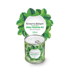 Konserve Bahçem Fide Yetiştirme Kiti Bamya