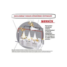 Konsön 6 kg Kuru Kimyevi Toz Yangın Söndürme Tüpü