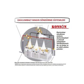 Konsön 6 kg Kuru Kimyevi Toz Yangın Söndürme Tüpü