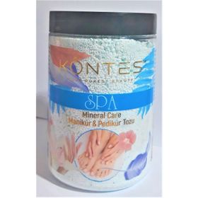 Kontes 500 gr Mavi Spa Mineral Manikür Pedikür Tozu