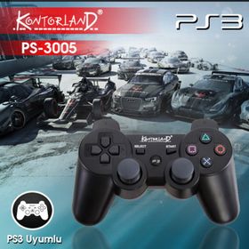 Kontorland PS-3005 Dual Shock Bluetooth Analog Game Pad
