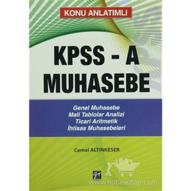 KONU ANLATIMLI KPPS - A MUHASEBE - CEMAL ALTINKESER