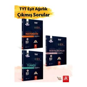 Konularına ve Zorluk Seviyesine Göre Sıralanmış TYT Eşit Ağırlık Çıkmış Sorular Seti A Yayınları