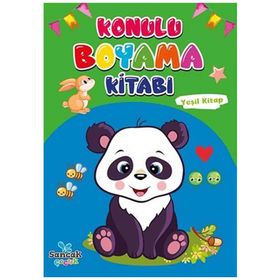 Konulu Boyama Kitabı - Yeşil Kitap - Kolektif