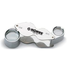 Konus Linen Tester 10x-20x Dual Çiftli Büyüteç